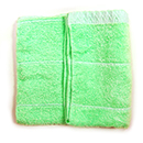 蕾絲緞素色毛巾75g