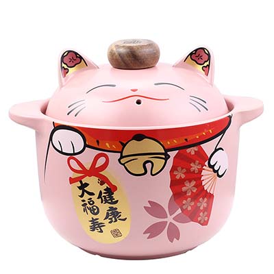客製卡通猫砂鍋陶瓷鍋