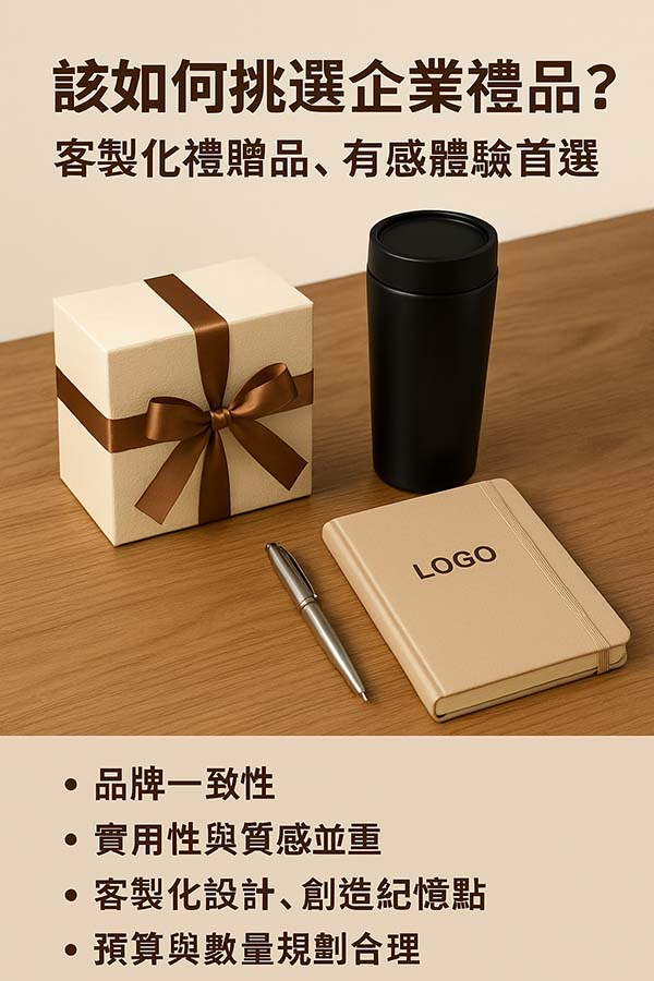 該如何挑選企業禮品？客製化禮贈品，有感體驗首選